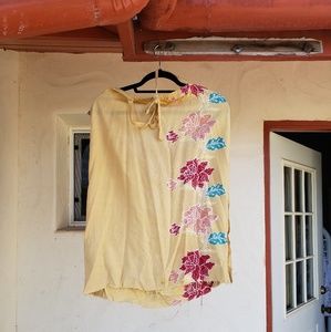 Yellow haulter dress